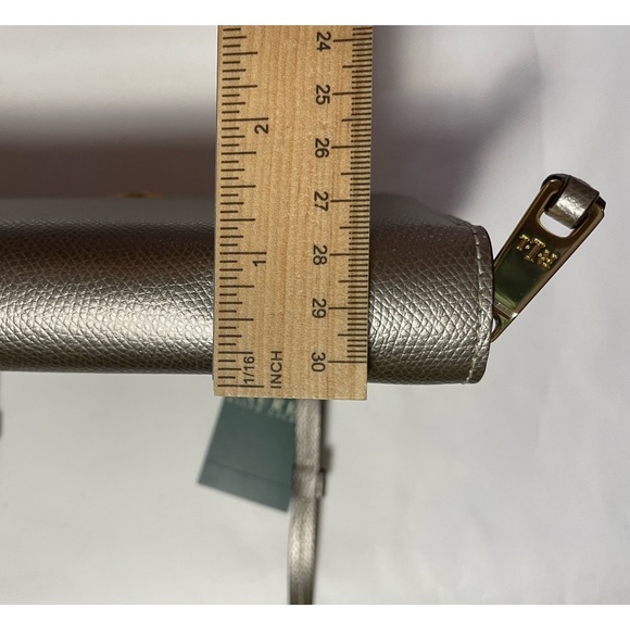 NWT LAUREN RALPH LAUREN WHITBY MULTI CROSSBODY SILVER MINK - Picture 7 of 8